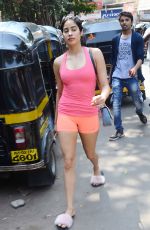 JANHVI KAPOOR Leaves a Gym in Mumbai 04/03/2019