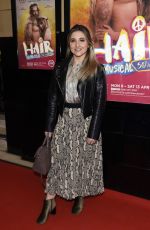 JAZMINE FRANKS at Hair the Musical Opening Night in Manchester 04/09/2019