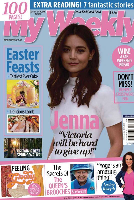 JENNA LOUISE COLEMAN in My Weekly Magazine, UK April 2019