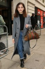 JENNA LOUISE COLEMAN Leaves Radio 2 in London 04/02/2019