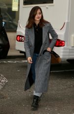 JENNA LOUISE COLEMAN Leaves Radio 2 in London 04/02/2019