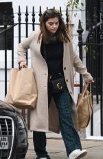 JENNA LOUISE COLEMAN Out and About in London 04/30/2019