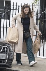 JENNA LOUISE COLEMAN Out and About in London 04/30/2019
