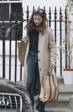 JENNA LOUISE COLEMAN Out and About in London 04/30/2019