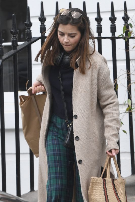 JENNA LOUISE COLEMAN Out and About in London 04/30/2019