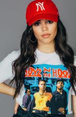 JENNA ORTEGA on the Set of a Photoshoot, April 2019