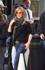 JENNIFER ANISTON Leaves Her New Apple Show in Century City 04/10/2019