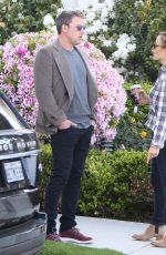 JENNIFER GARNER and Ben Affleck Out in Brentwood 04/09/2019