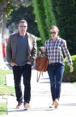 JENNIFER GARNER and Ben Affleck Out in Brentwood 04/09/2019