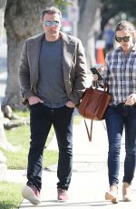 JENNIFER GARNER and Ben Affleck Out in Brentwood 04/09/2019