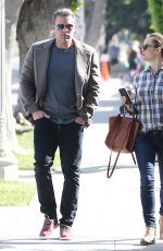 JENNIFER GARNER and Ben Affleck Out in Brentwood 04/09/2019