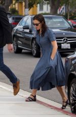 JENNIFER GARNER Heading to a Church in Brentwood 04/07/2019