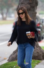 JENNIFER GARNER in Denim Out in Brentwood 04/24/2019