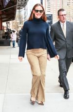 JENNIFER GARNER Leaves Her Hotel in New York 04/11/2019