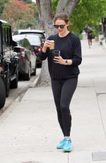 JENNIFER GARNER Out for Coffee in Brentwood 04/20/2019