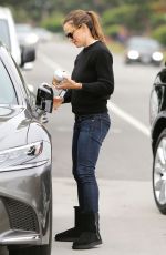 JENNIFER GARNER Out for Morning Coffee in Santa Monica 04/15/2019