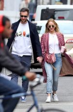 JENNIFER LAWRENCE and Cooke Maroney Out for Lunch in New York 04/29/2019