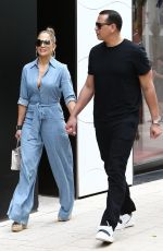 JENNIFER LOPEZ and Alex Rodriguez Out for Lunch in Miami 04/20/2019