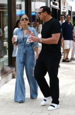 JENNIFER LOPEZ and Alex Rodriguez Out for Lunch in Miami 04/20/2019