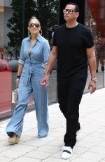 JENNIFER LOPEZ and Alex Rodriguez Out for Lunch in Miami 04/20/2019