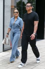 JENNIFER LOPEZ and Alex Rodriguez Out for Lunch in Miami 04/20/2019