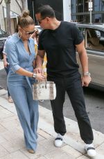 JENNIFER LOPEZ and Alex Rodriguez Out for Lunch in Miami 04/20/2019