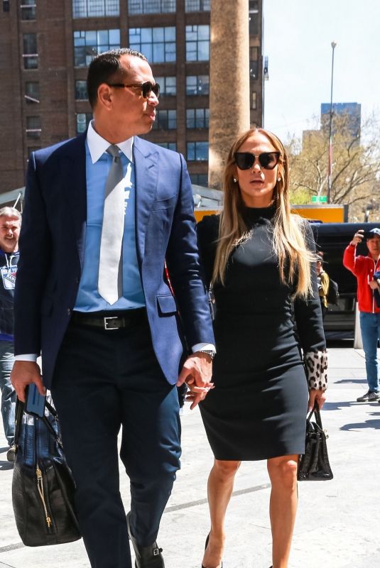 JENNIFER LOPEZ and Alex Rodriguez Out in New York 04/17/2019