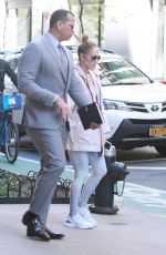 JENNIFER LOPEZ and Alex Rodriguez Out in New York 04/24/2019
