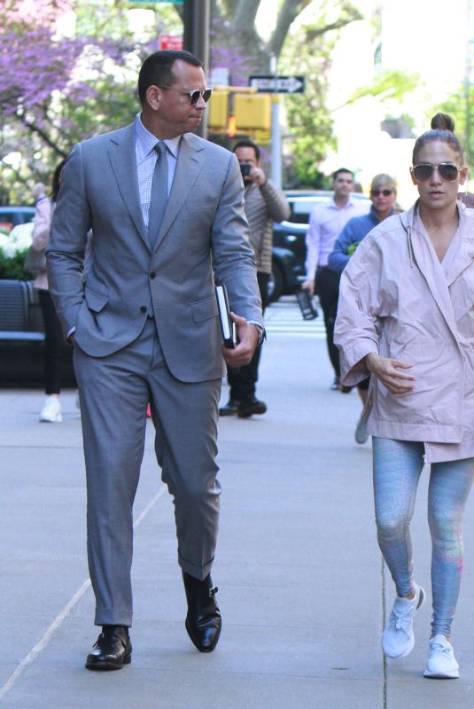 JENNIFER LOPEZ and Alex Rodriguez Out in New York 04/24/2019