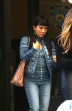 JENNIFER LOPEZ and CONSTANCE WU on the Set of Hustlers in New York 04/01/2019