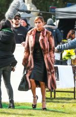 JENNIFER LOPEZ and CONSTANCE WU on the Set of Hustlers in New York 04/02/2019