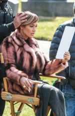 JENNIFER LOPEZ and CONSTANCE WU on the Set of Hustlers in New York 04/02/2019