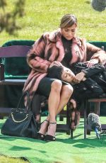 JENNIFER LOPEZ and CONSTANCE WU on the Set of Hustlers in New York 04/02/2019