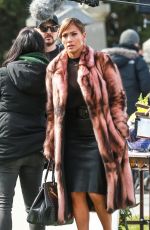 JENNIFER LOPEZ and CONSTANCE WU on the Set of Hustlers in New York 04/02/2019