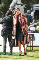 JENNIFER LOPEZ and CONSTANCE WU on the Set of Hustlers in New York 04/02/2019