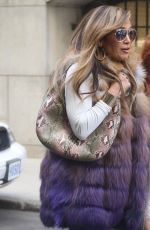 JENNIFER LOPEZ and MADELINE BREWER on the Set of Hustlers in New York 03/27/2019