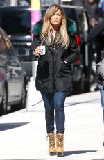 JENNIFER LOPEZ Arrives on the Set of Hustlers in New York 04/01/2019