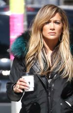 JENNIFER LOPEZ Arrives on the Set of Hustlers in New York 04/01/2019