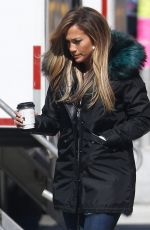 JENNIFER LOPEZ Arrives on the Set of Hustlers in New York 04/01/2019
