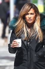 JENNIFER LOPEZ Arrives on the Set of Hustlers in New York 04/01/2019