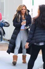 JENNIFER LOPEZ Arrives on the Set of Hustlers in New York 04/07/2019