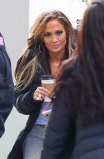 JENNIFER LOPEZ Arrives on the Set of Hustlers in New York 04/07/2019
