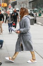 JENNIFER LOPEZ Arrives on the Set of Hustlers in New York 04/08/2019