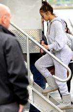 JENNIFER LOPEZ Arrives on the Set of Hustlers in New York 04/15/2019