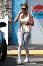 JENNIFER LOPEZ at a Gym in Miami 04/19/2019