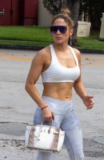 JENNIFER LOPEZ at a Gym in Miami 04/19/2019