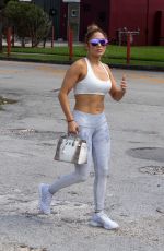 JENNIFER LOPEZ at a Gym in Miami 04/19/2019
