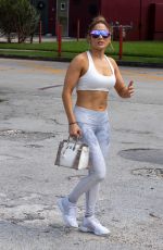 JENNIFER LOPEZ at a Gym in Miami 04/19/2019