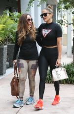 JENNIFER LOPEZ at a Yoga Class in Miami 04/20/2019
