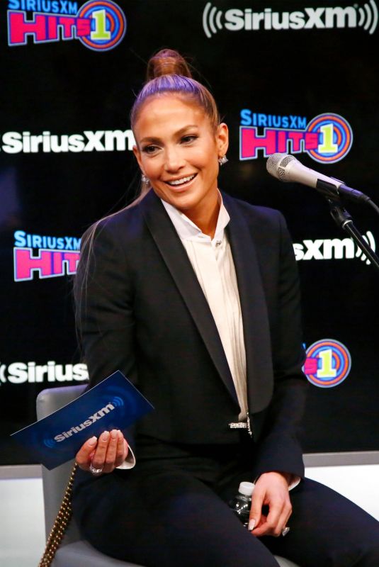 JENNIFER LOPEZ at The Morning Mash Up at SiriusXM Hits 1 Channel 04/03/2019